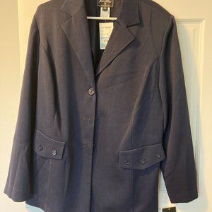 Women's Suit Navy Blue Size 16W